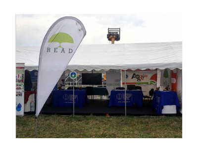 Echipa AGRIM participând la o expoziție agro